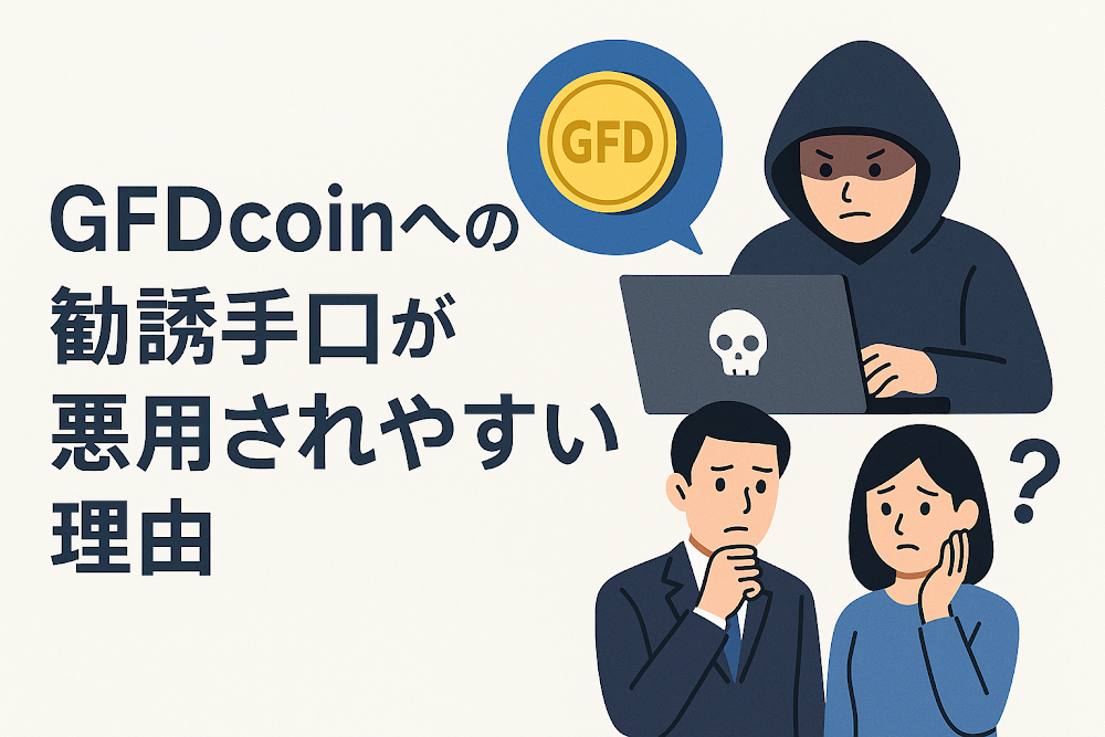 GFDcoinへの勧誘手口が悪用されやすい理由
