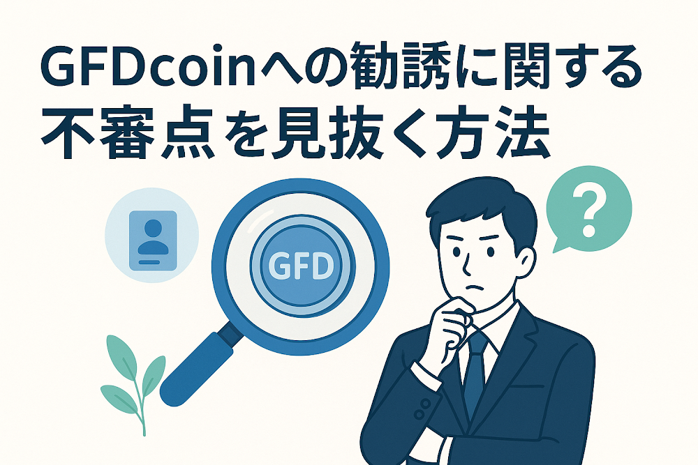 GFDcoinへの勧誘に関する不審点を見抜く方法
