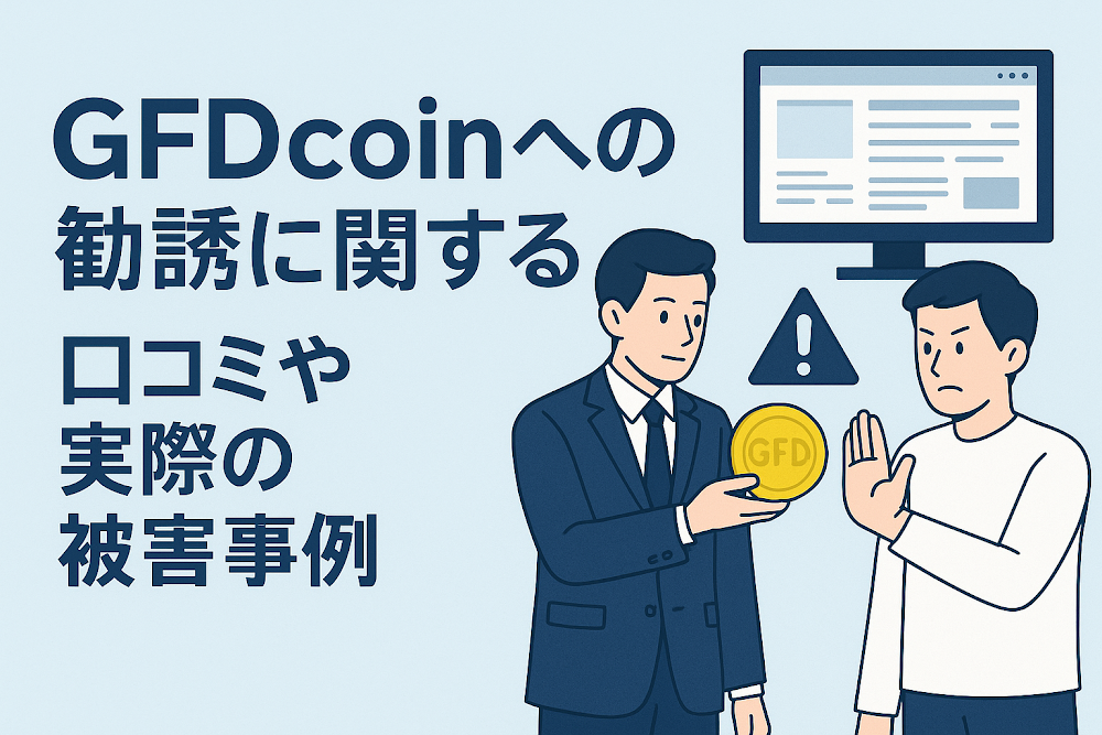 GFDcoinへの勧誘に関する口コミや実際の被害事例