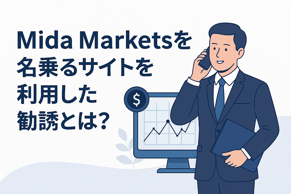Mida Marketsを名乗るサイトを利用した勧誘とは?