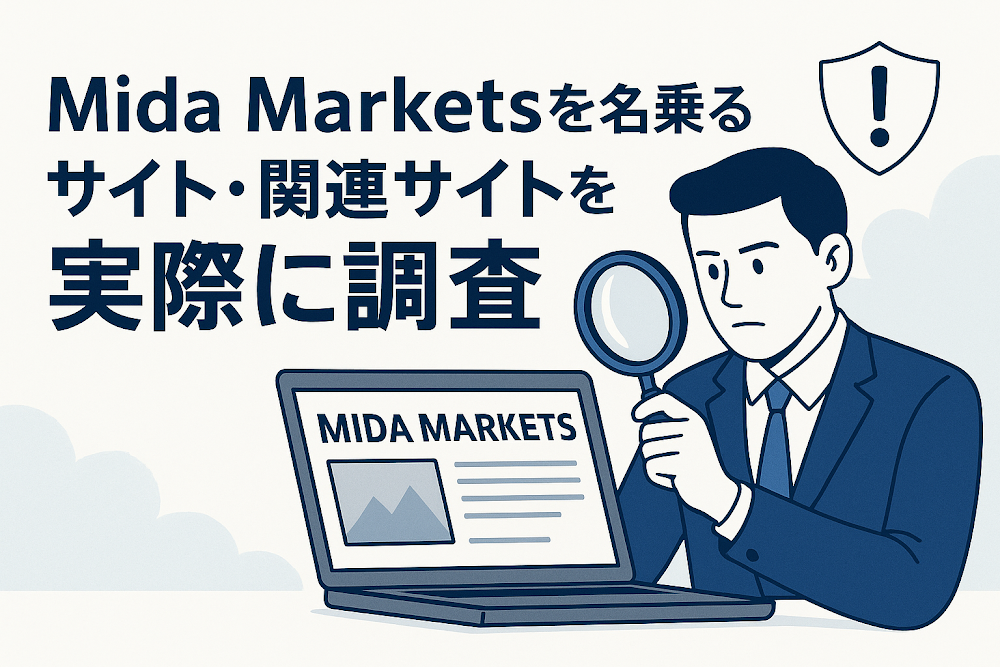 Mida Marketsを名乗るサイト・関連サイトを実際に調査