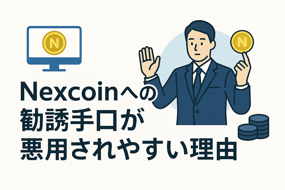 Nexcoinへの勧誘手口が悪用されやすい理由