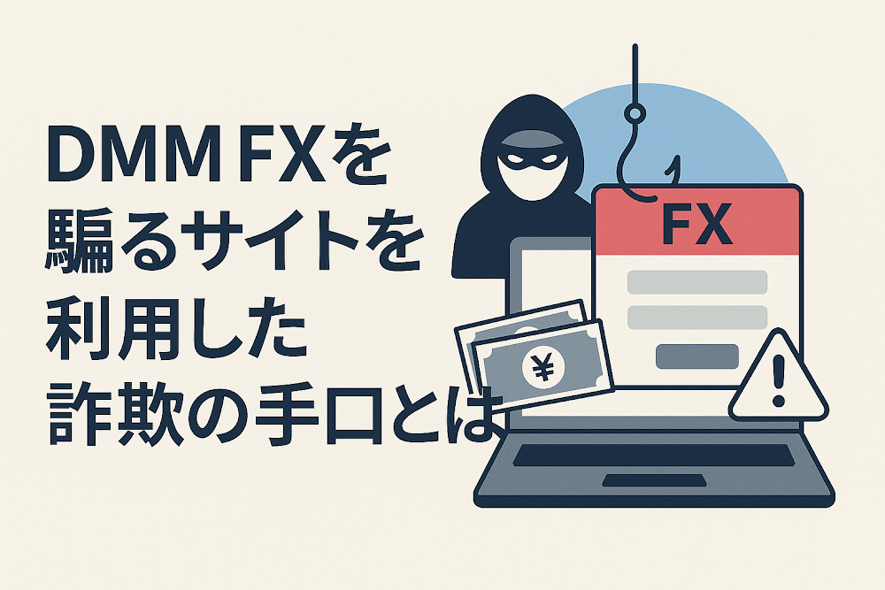DMM FXを騙るサイトを利用した詐欺の手口とは