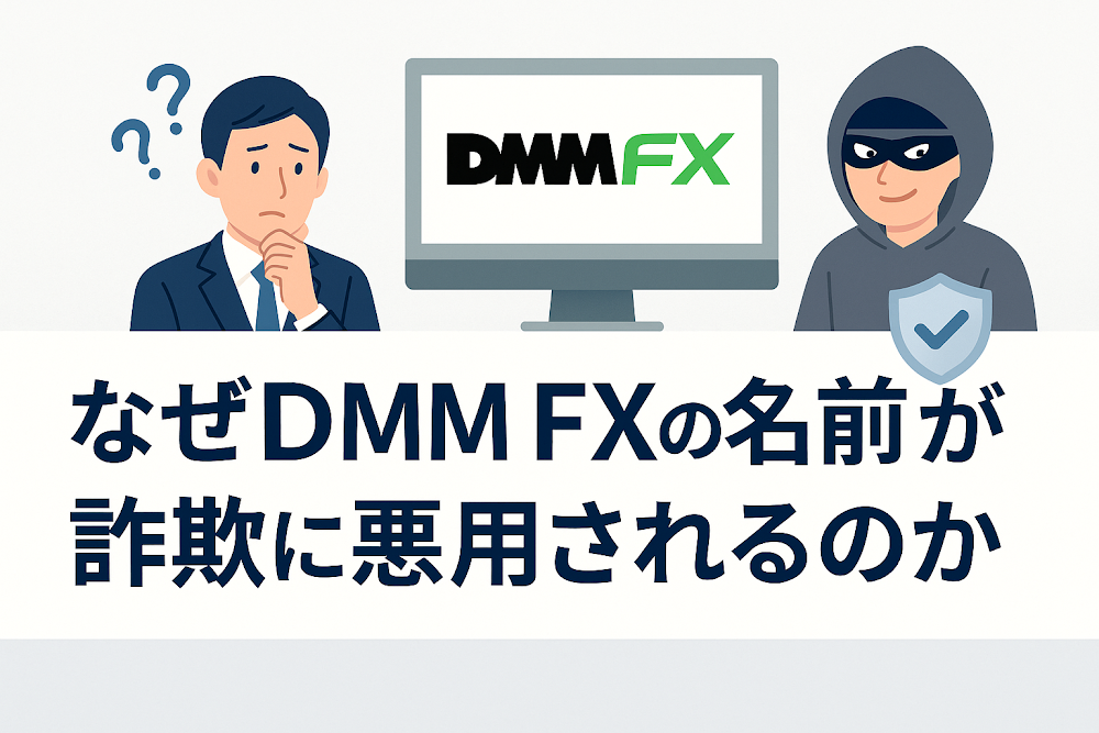 なぜDMM FXの名前が詐欺に悪用されるのか