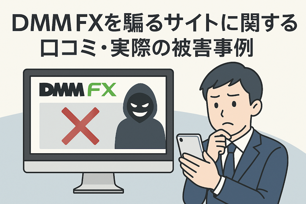 DMM FXを騙るサイトに関する口コミ・実際の被害事例