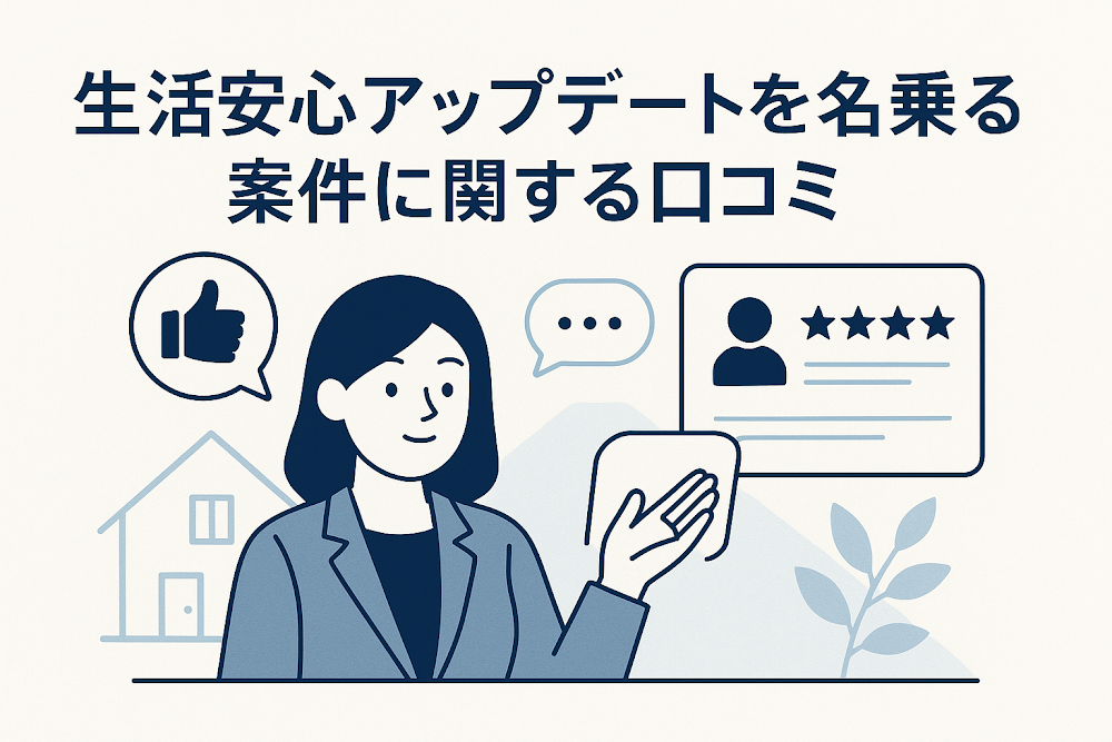 生活安心アップデートを名乗る案件に関する口コミ
