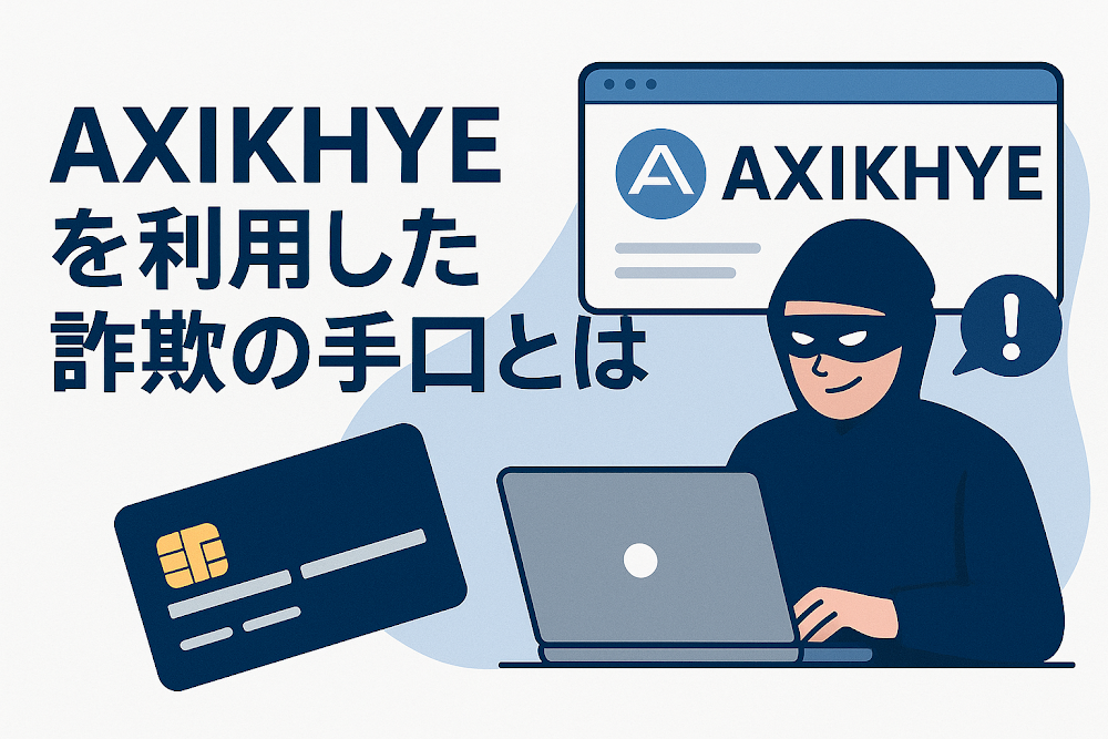 AXIKHYEを利用した詐欺の手口とは