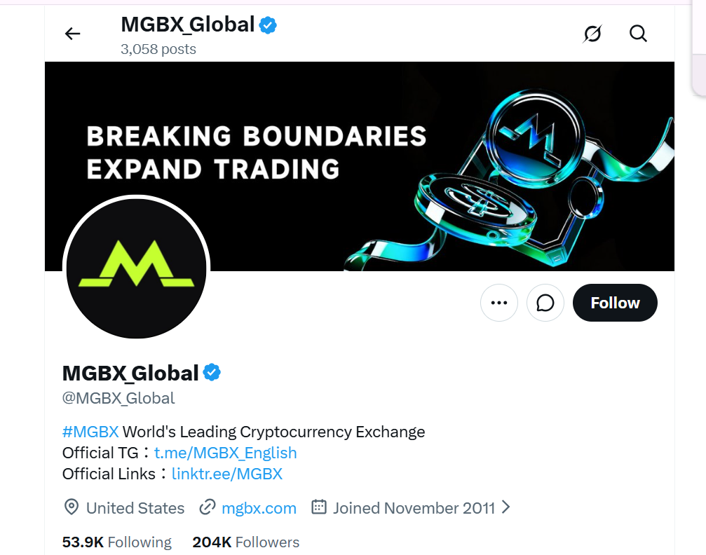 MGBXを騙るサイト公式X