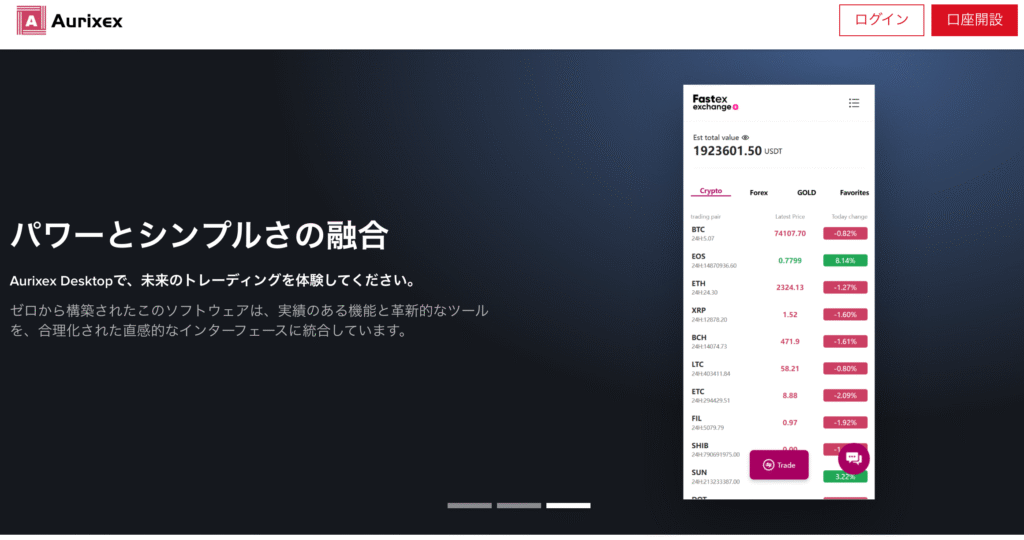 Aurixexサイト