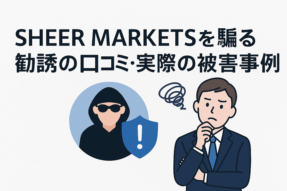 SHEER MARKETSを騙る勧誘の口コミ・実際の被害事例