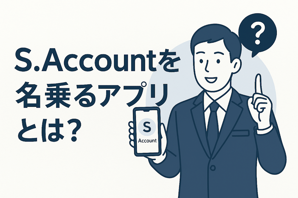 S.Accountを名乗るアプリとは？
