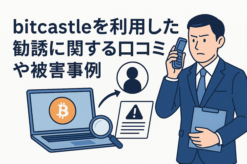 bitcastleを利用した勧誘に関する口コミや被害事例