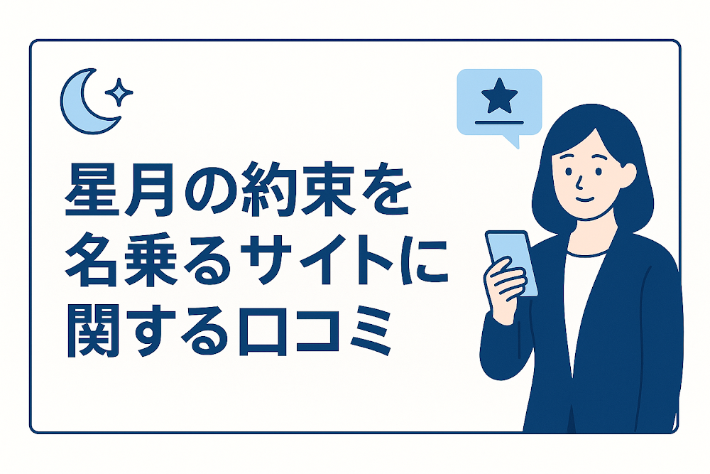 星月の約束を名乗るサイトに関する口コミ