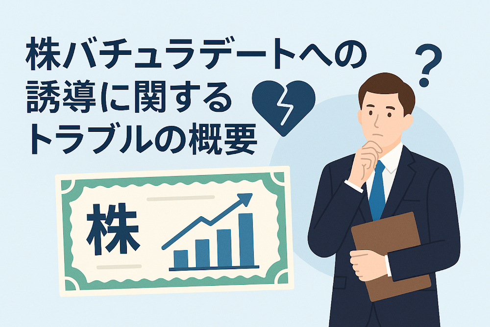 株バチュラデートへの誘導に関するトラブルの概要
