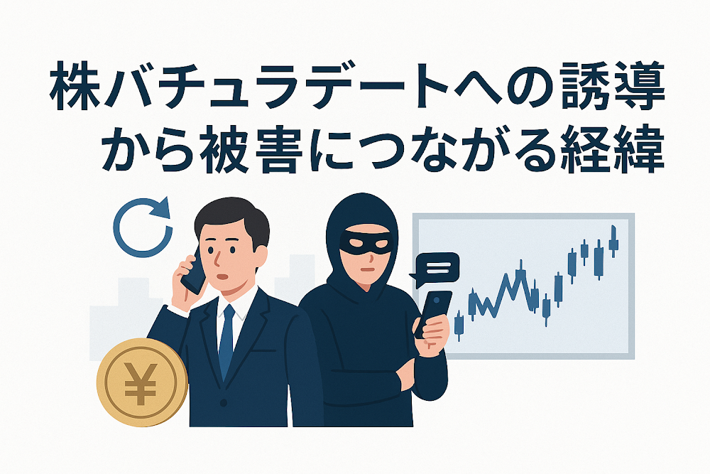 株バチュラデートへの誘導から被害につながる経緯