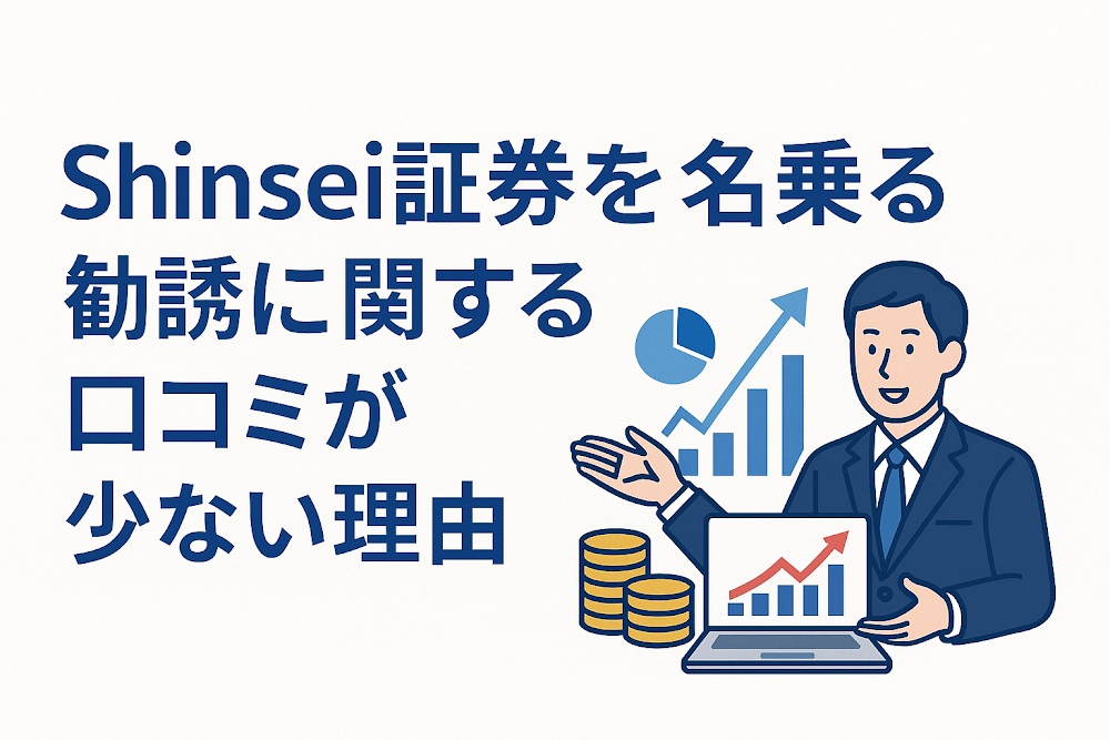 Shinsei証券を名乗る勧誘に関する口コミが少ない理由
