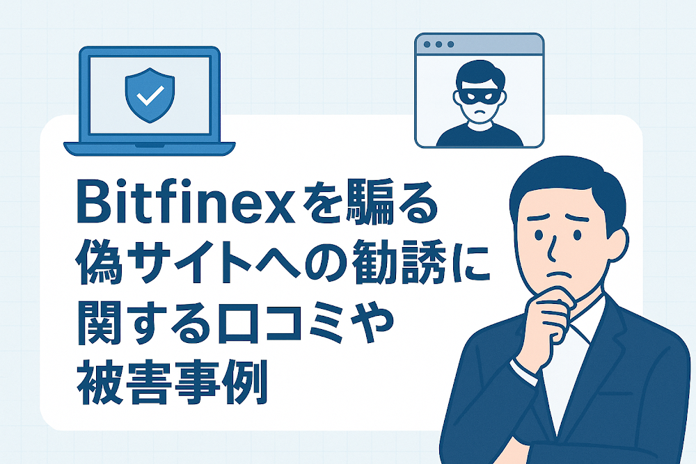 Bitfinexを騙る偽サイトへの勧誘に関する口コミや被害事例