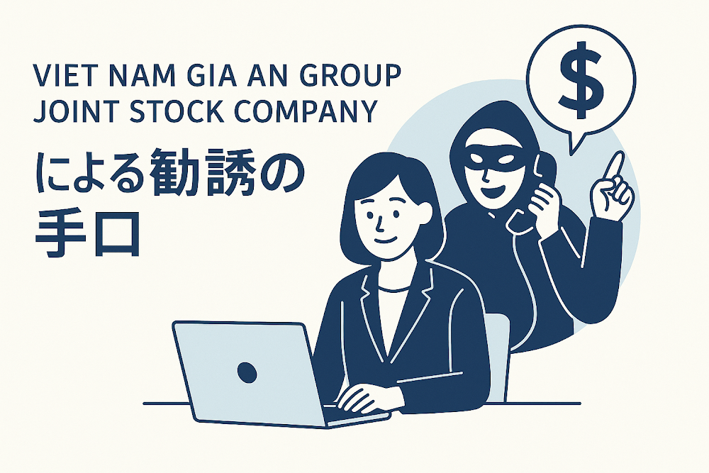 VIET NAM GIA AN GROUP JOINT STOCK COMPANYによる勧誘の手口