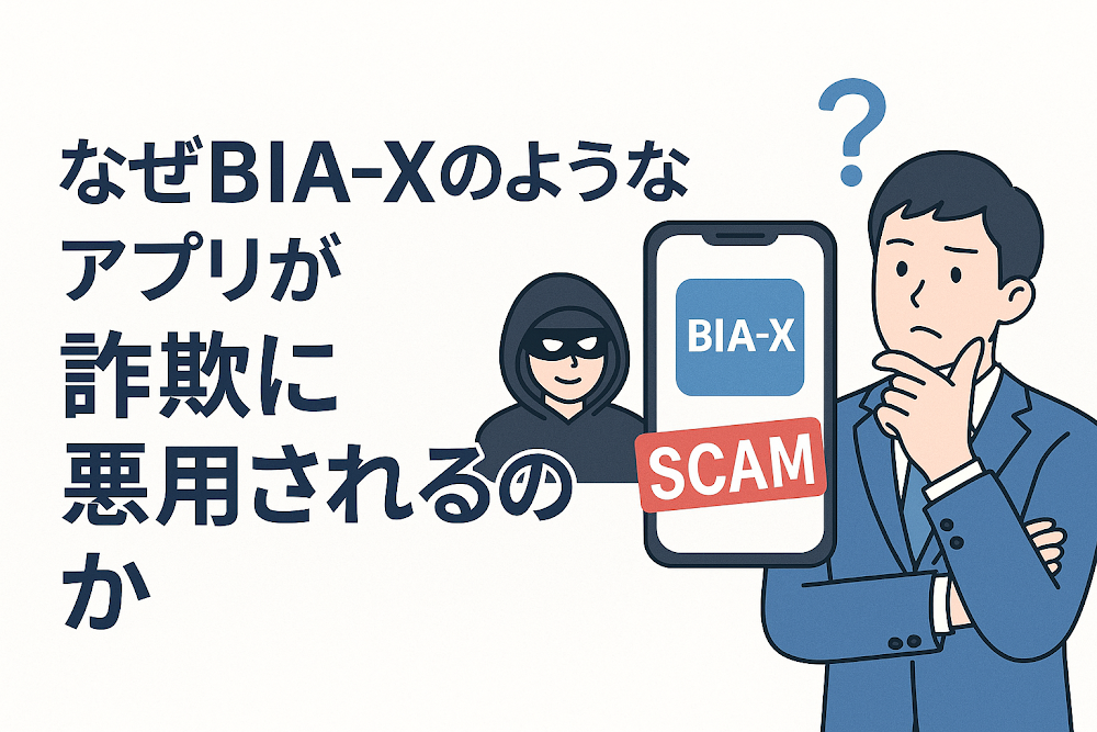 なぜBIA-Xのようなアプリが詐欺に悪用されるのか