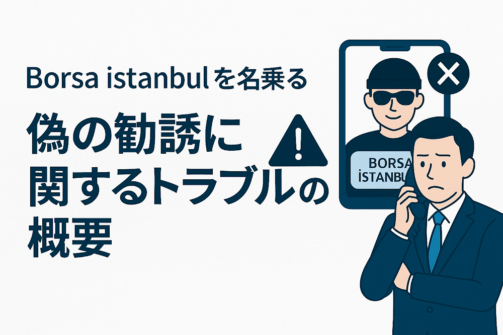 Borsa istanbulを名乗る偽の勧誘に関するトラブルの概要