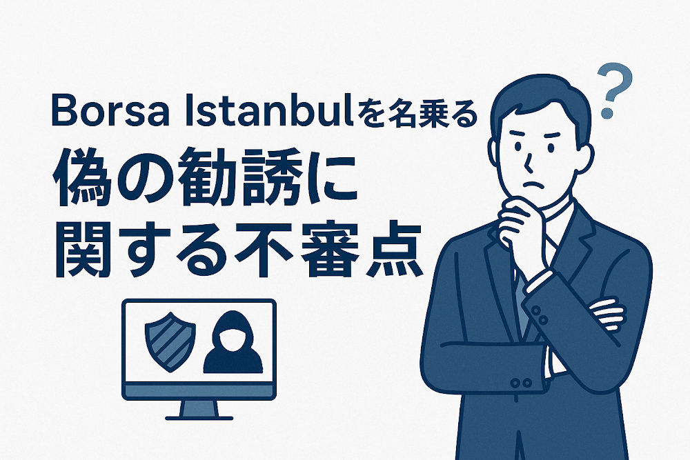 Borsa istanbulを名乗る偽の勧誘に関する不審点