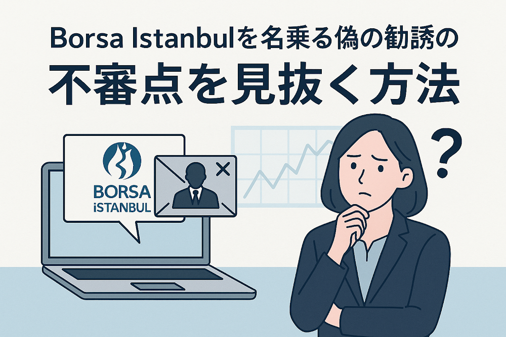 Borsa istanbulを名乗る偽の勧誘の不審点を見抜く方法
