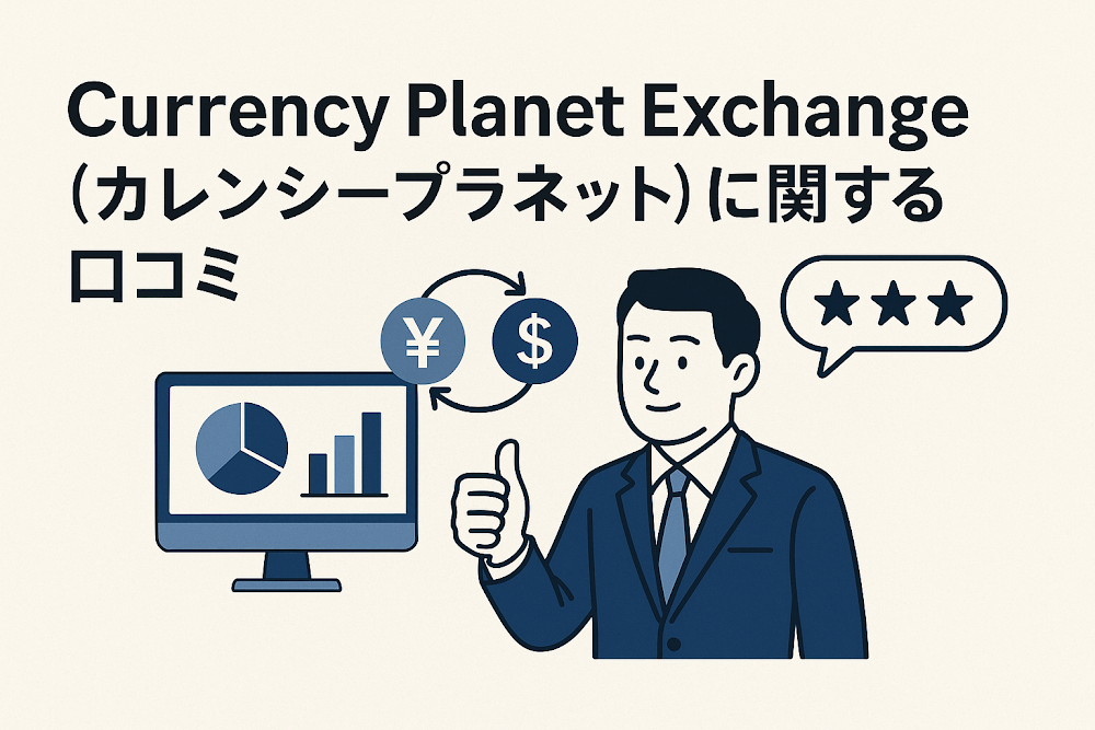 Currency Planet Exchange(カレンシープラネット)に関する口コミ