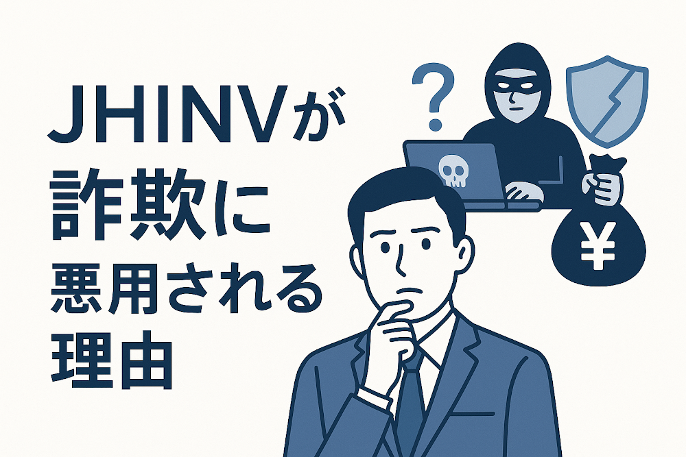 JHINVが詐欺に悪用されやすい理由