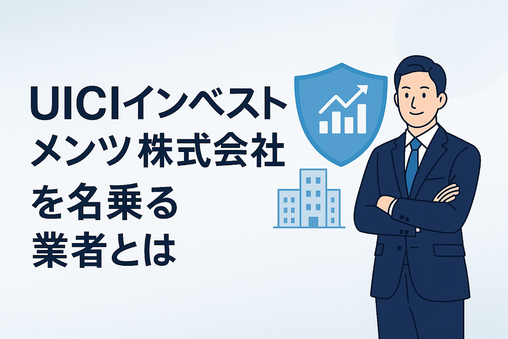 UICIインベストメンツ株式会社を名乗る業者とは