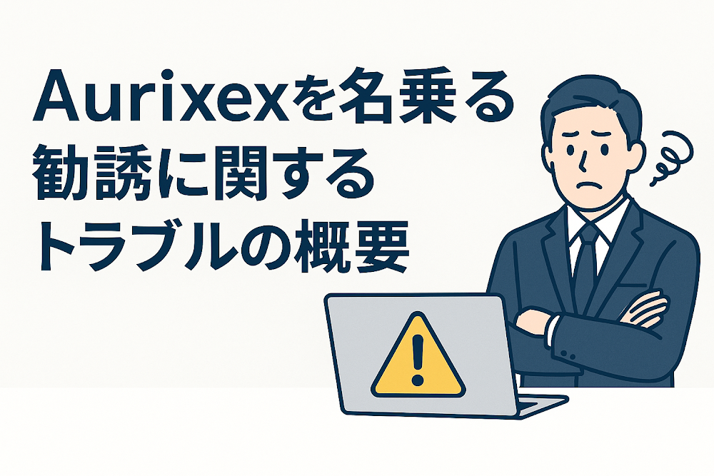 Aurixexを名乗る勧誘に関するトラブルの概要