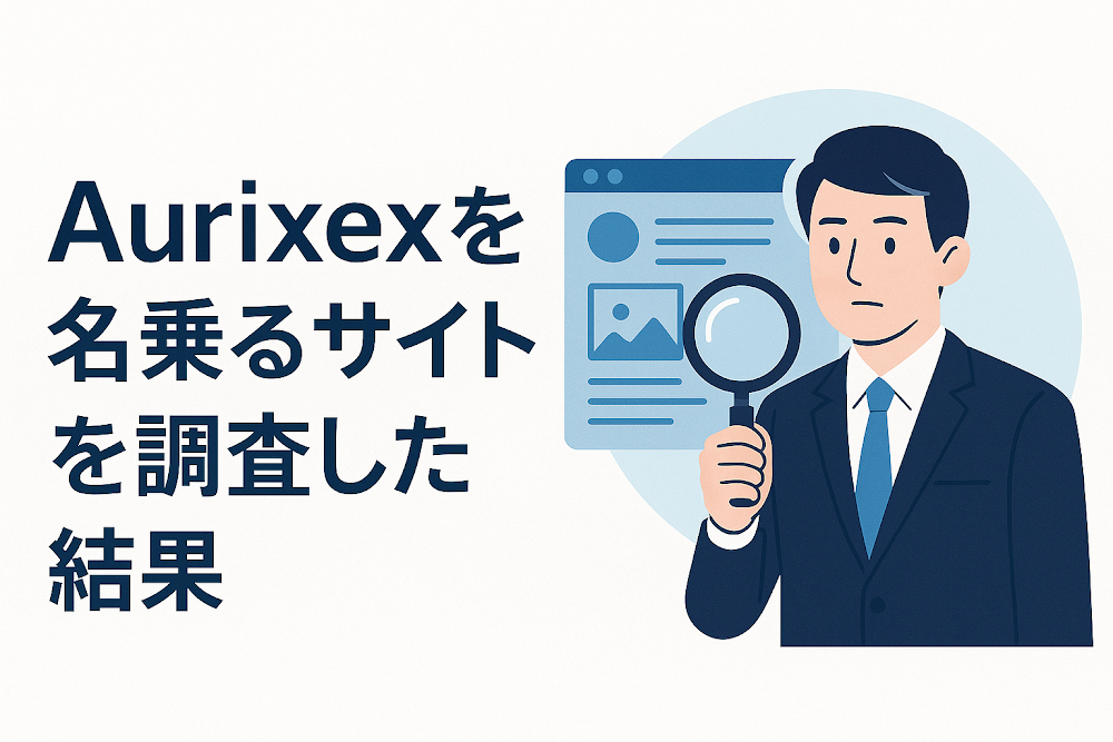 Aurixexを名乗るサイトを調査した結果