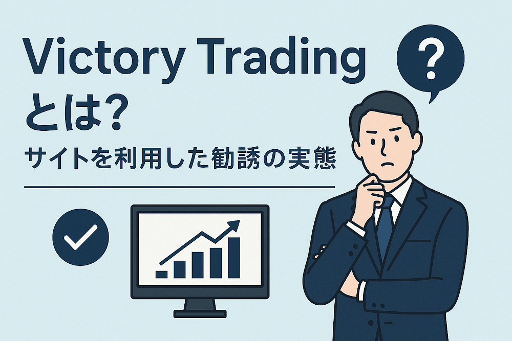 Victory Tradingとは？サイトを利用した勧誘の実態