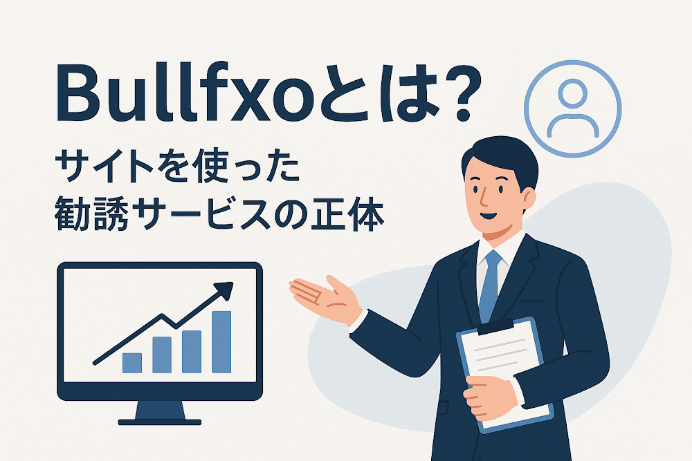 Bullfxoとは？サイトを使った勧誘サービスの正体