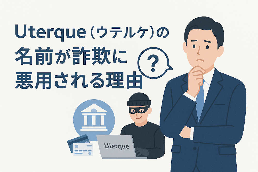 Uterque(ウテルケ)の名前が詐欺に悪用される理由