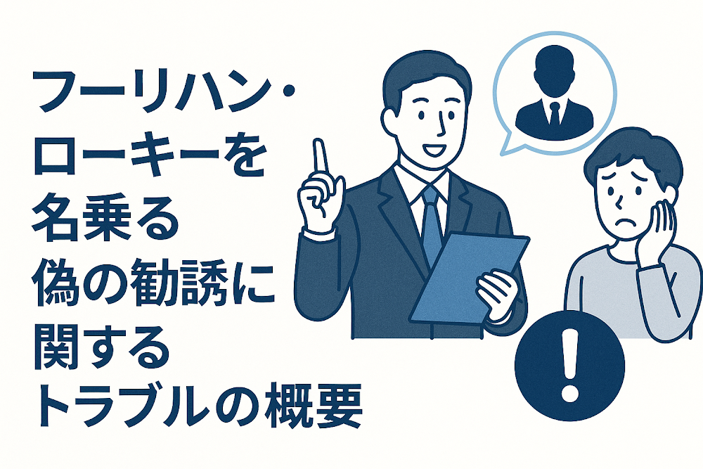フーリハン・ローキーを名乗る偽の勧誘に関するトラブルの概要