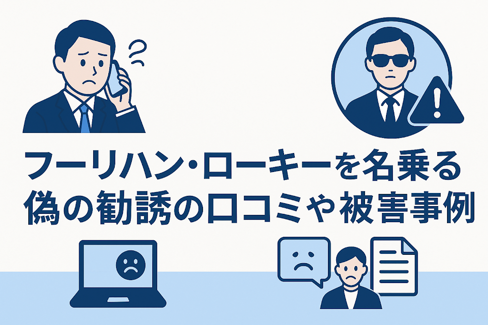 フーリハン・ローキーを名乗る偽の勧誘の口コミや被害事例