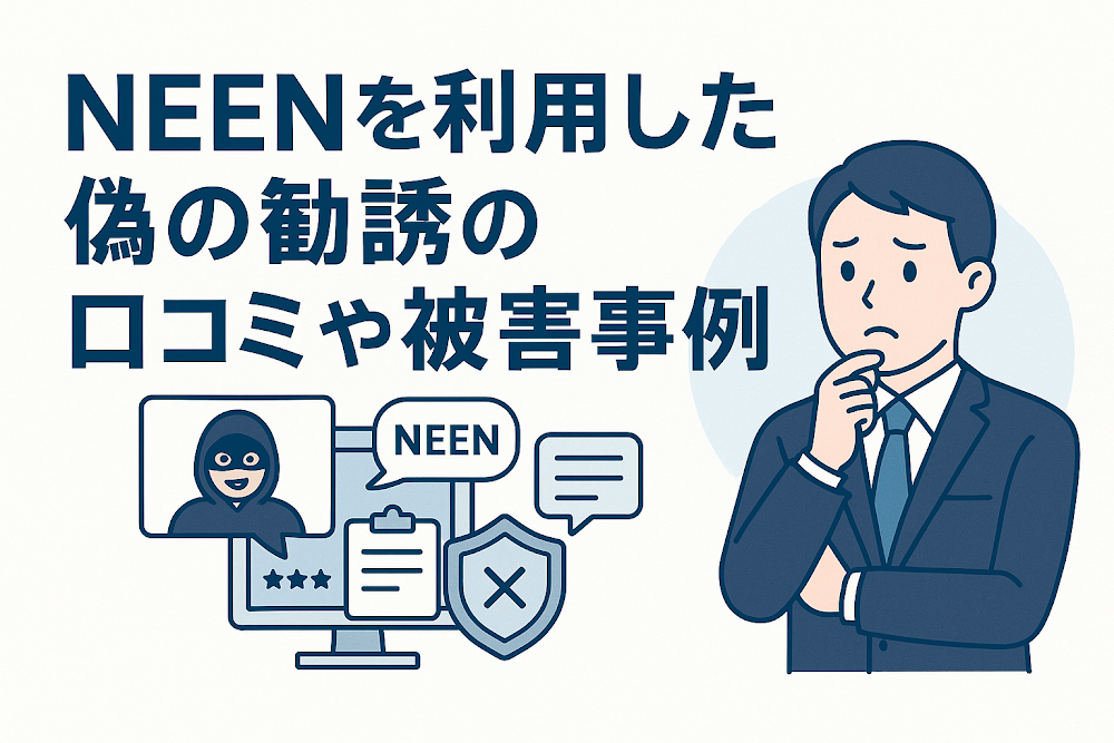 NEEN（oneenlove.jp）を利用した偽の勧誘の口コミや被害事例