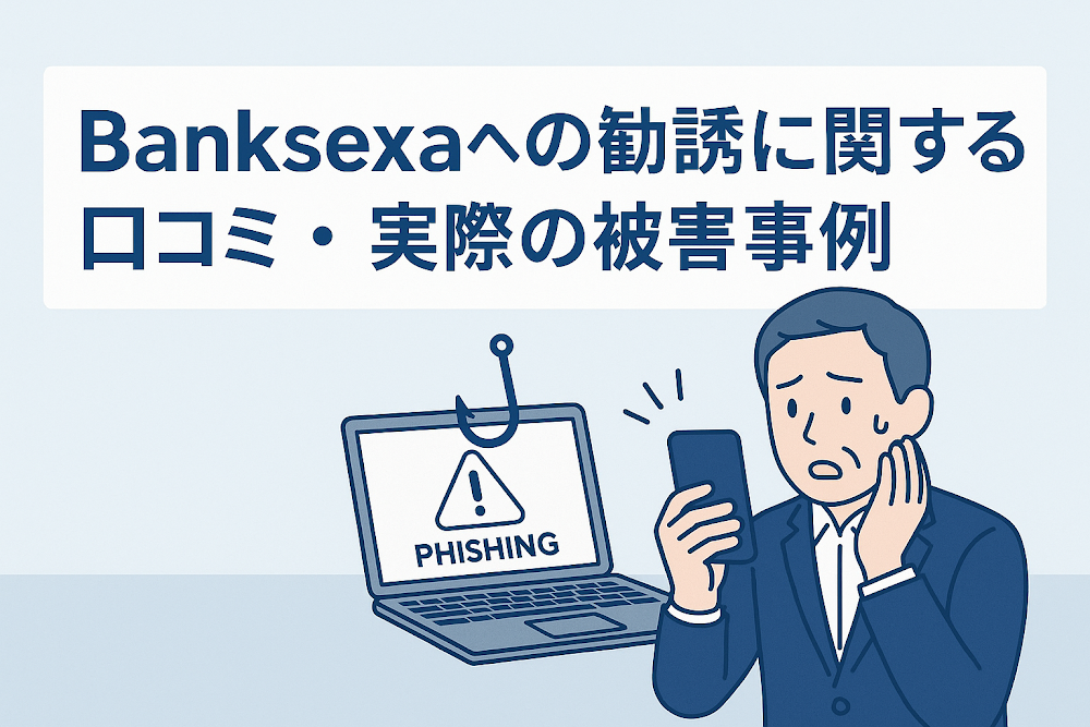 Banksexa（velmorininvest.com）への勧誘に関する口コミ・実際の被害事例