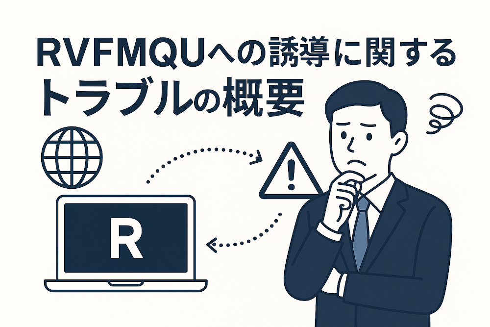 RVFMQUへの誘導に関するトラブルの概要