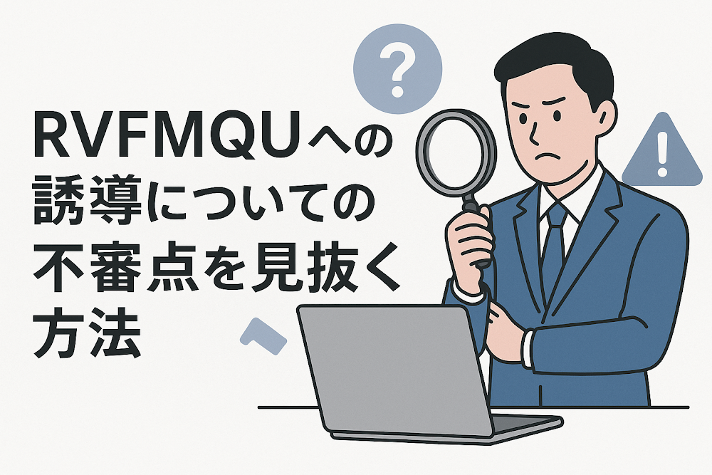 RVFMQUへの誘導についての不審点を見抜く方法