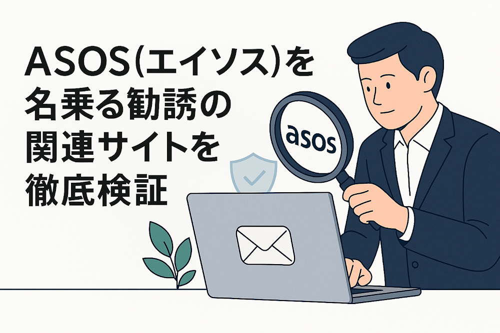 ASOS(エイソス)を名乗る勧誘の関連サイトを徹底検証