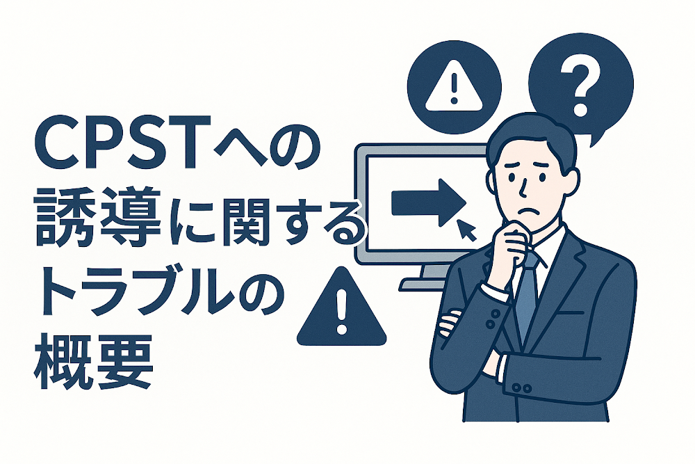 CPSTへの誘導に関するトラブルの概要