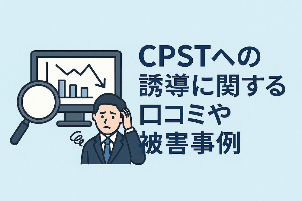 CPSTへの誘導に関する口コミや被害事例