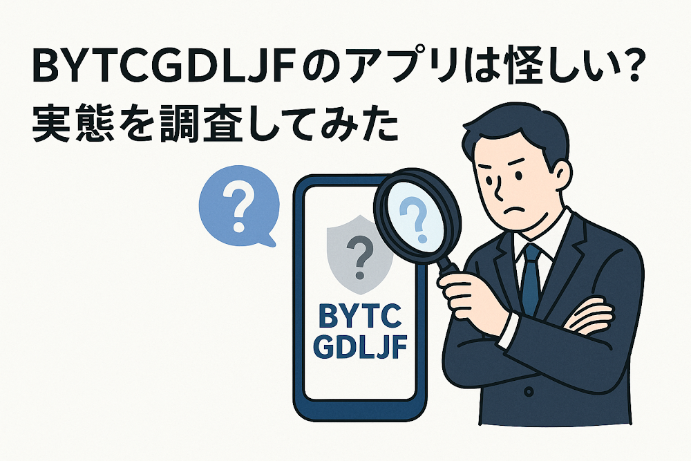 BYTCGDLJFのアプリは怪しい？実態を調査してみた