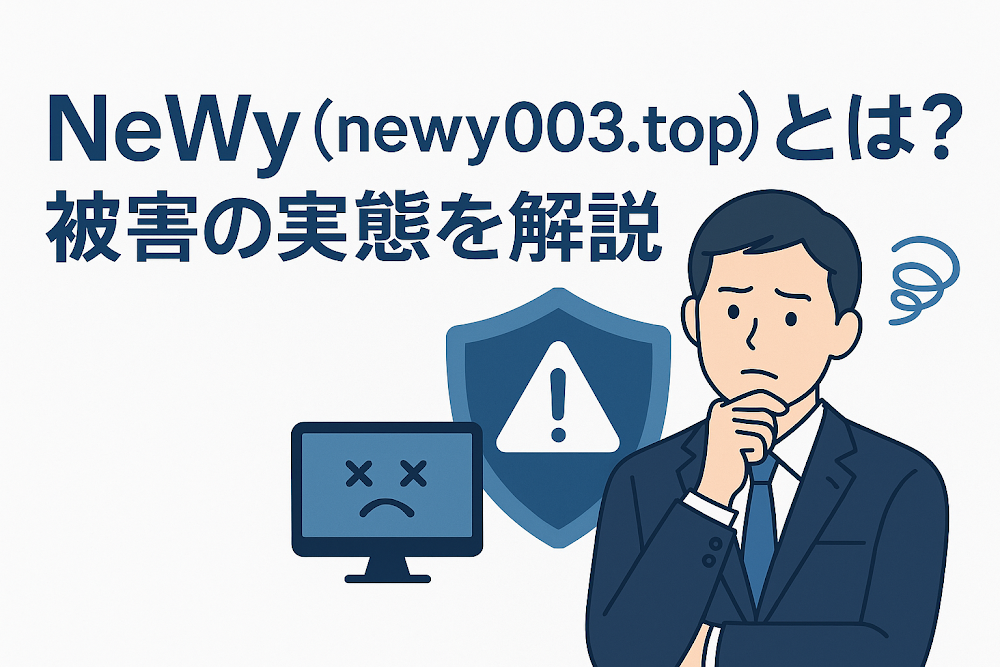 NeWy(newy003.top)とは?被害の実態を解説