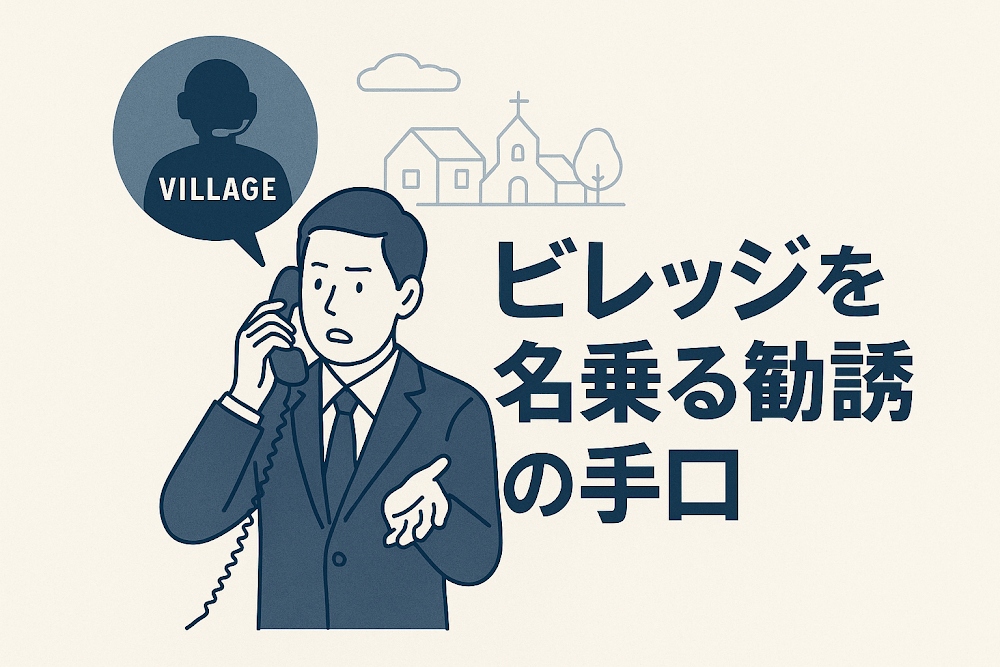 ビレッジを名乗る勧誘の手口