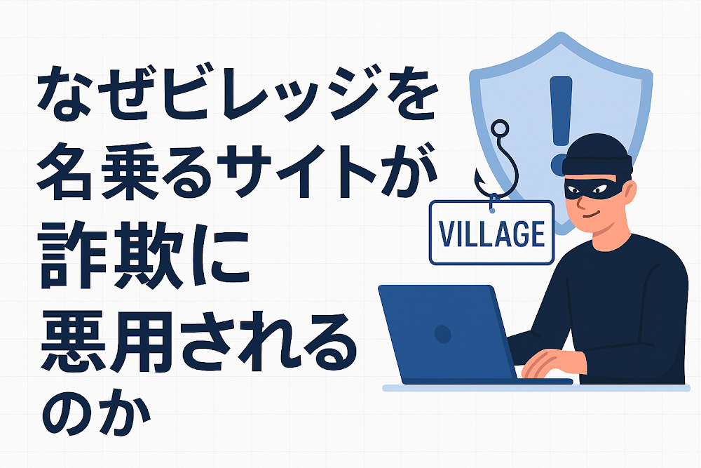 なぜビレッジを名乗るサイトが詐欺に悪用されるのか