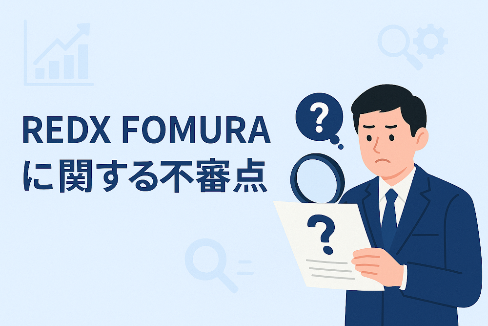 REDX FOMURA（redxformula.com）に関する不審点