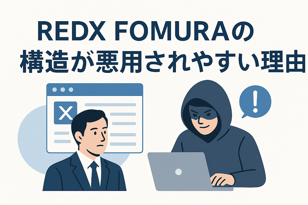 REDX FOMURA（redxformula.com）の構造が悪用されやすい理由