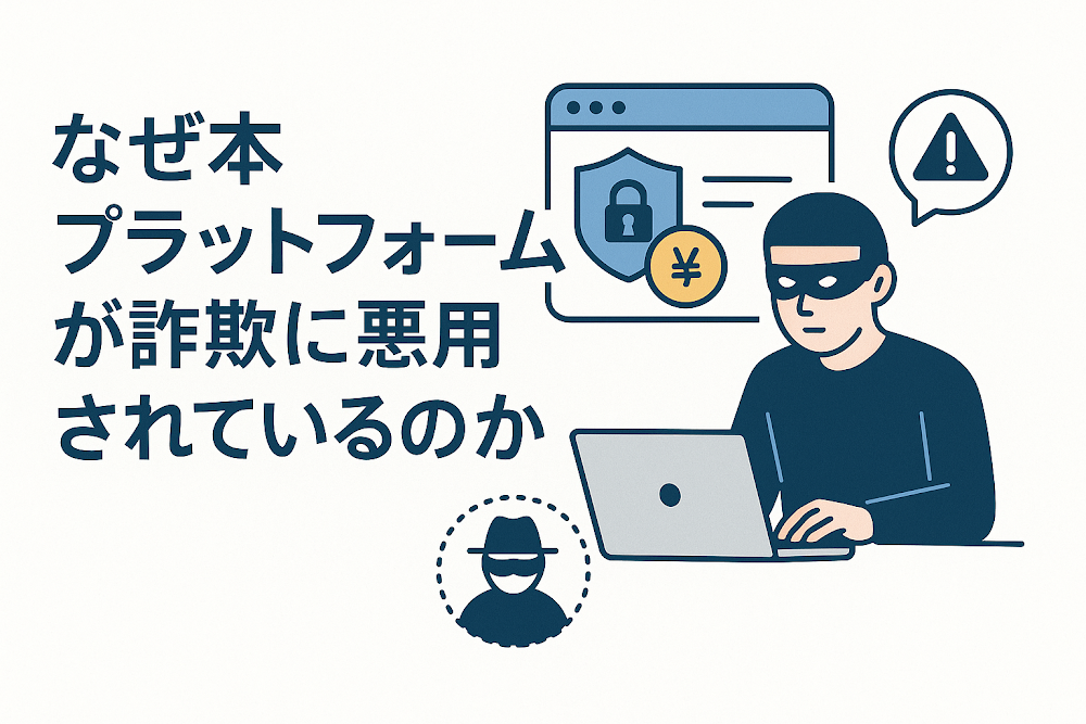 なぜ「本プラットフォーム」が詐欺に悪用されているのか